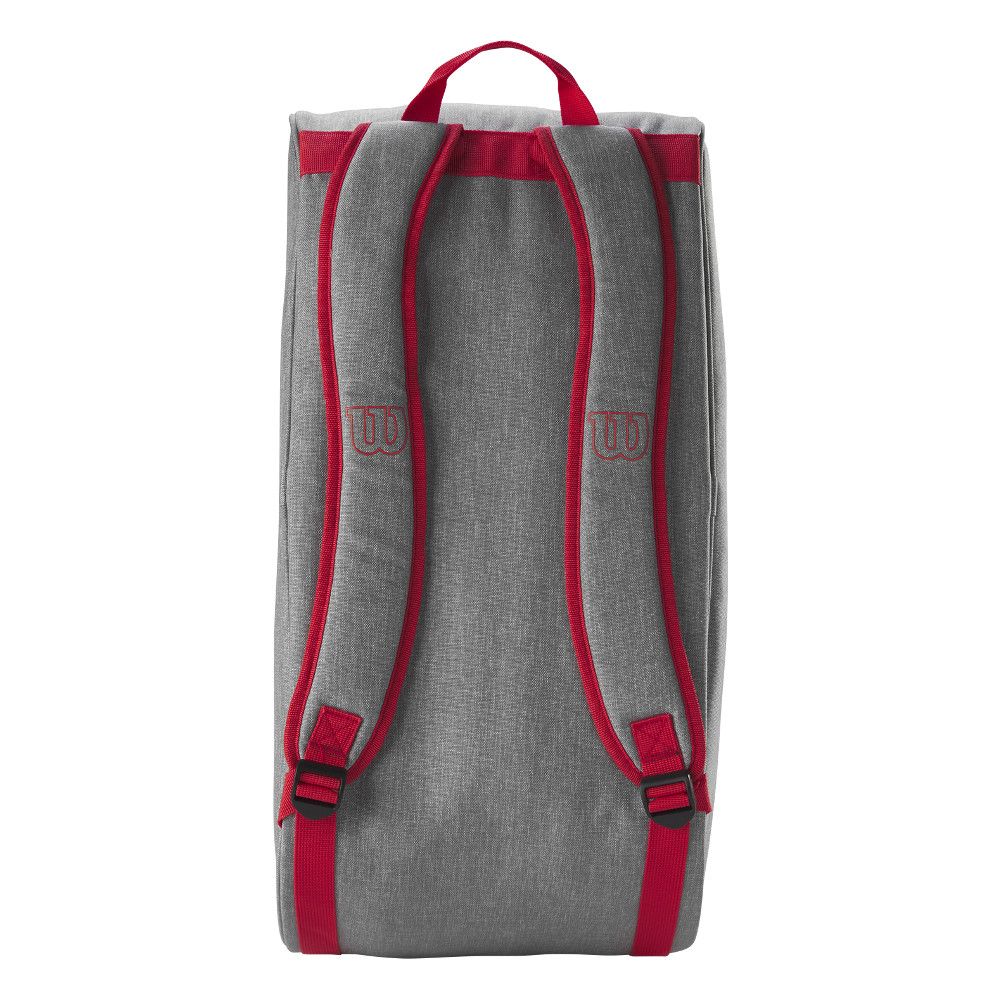 WILSON TEAM PADEL BAG Grey/Bright Red - slika 3