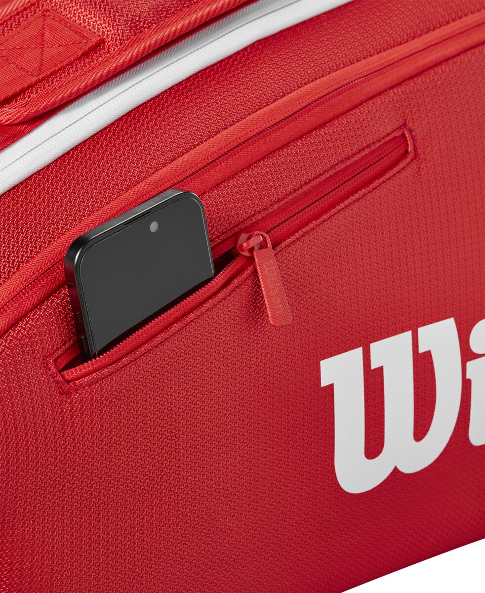 WILSON Super Tour Red 15 Pack Red - slika 6