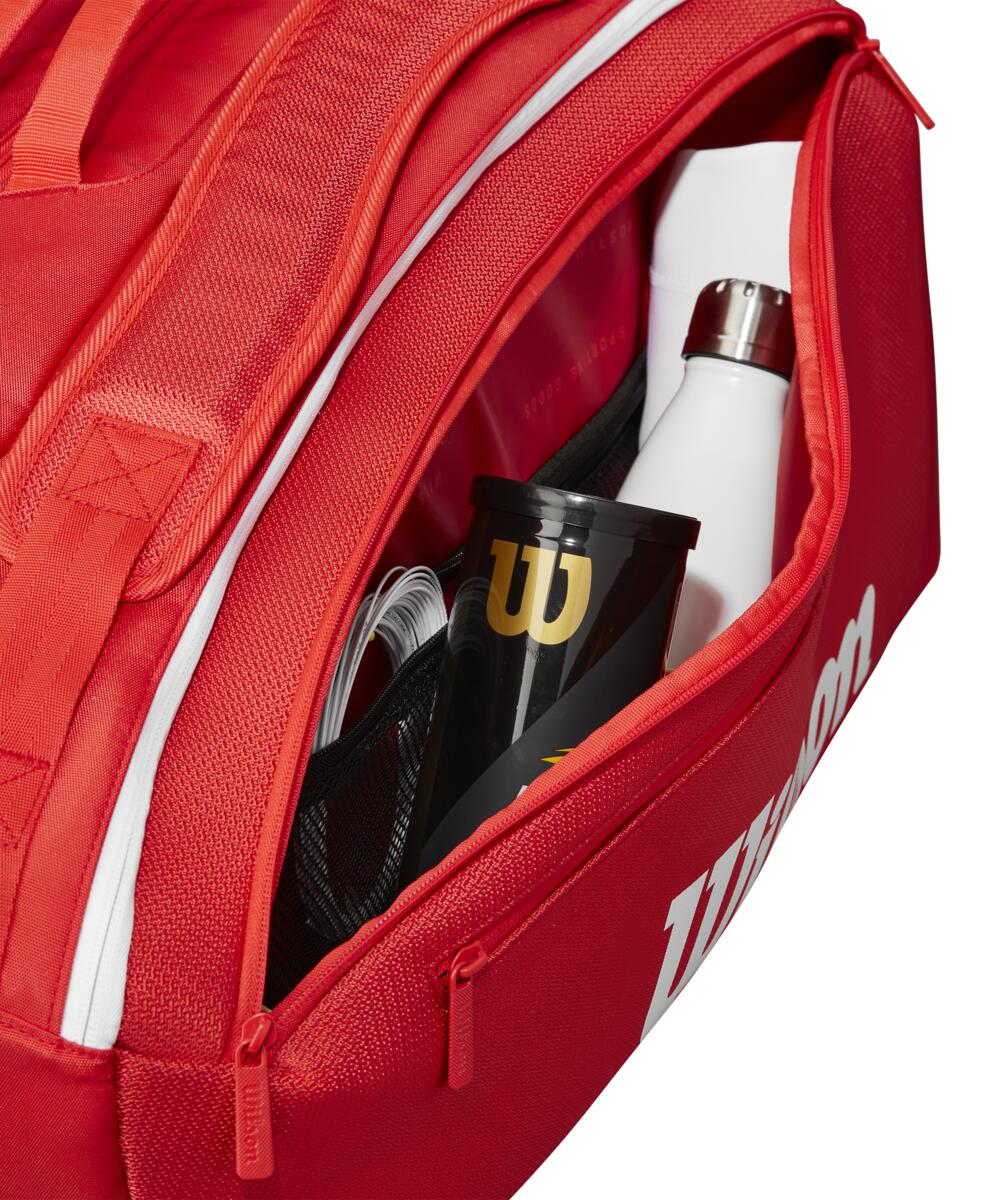WILSON Super Tour Red 15 Pack Red - slika 5